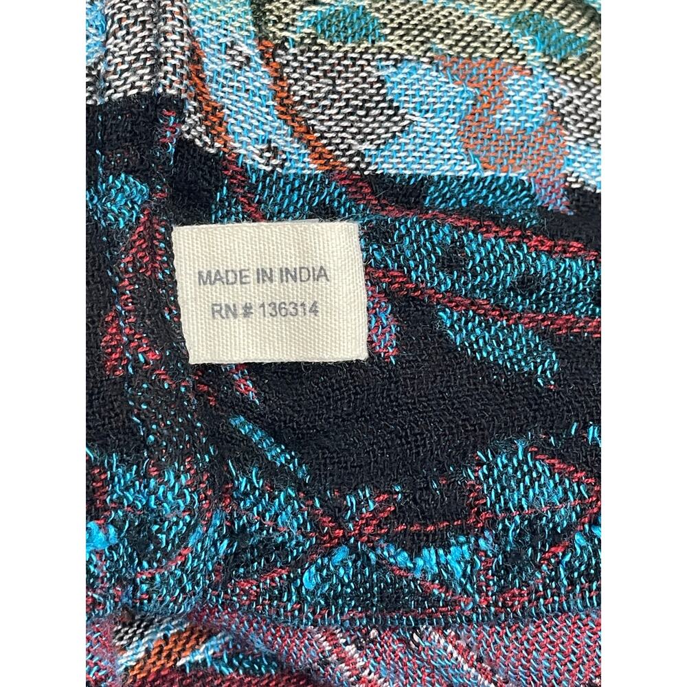 Boho Patchwork Design Infinity Scarf - Picture 5 of 8